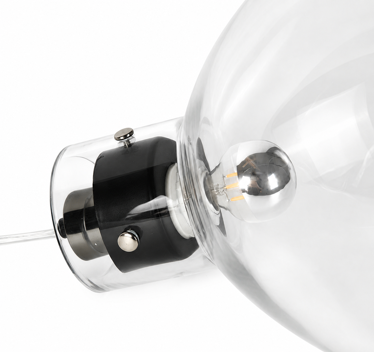 Stellan Vintage Glass Bell Pendant Light