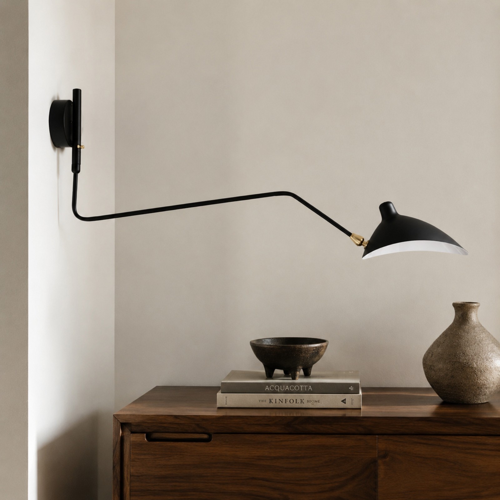 Radha Swing Arm Industrial Modern Wall Sconce