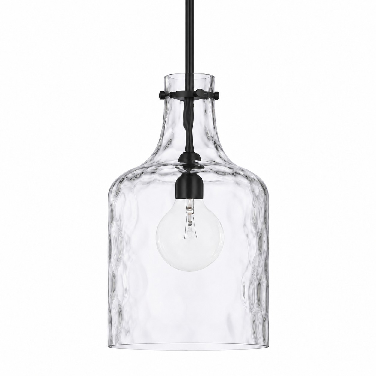 Tydon Minimalist Water Ripple Glass Pendant Light
