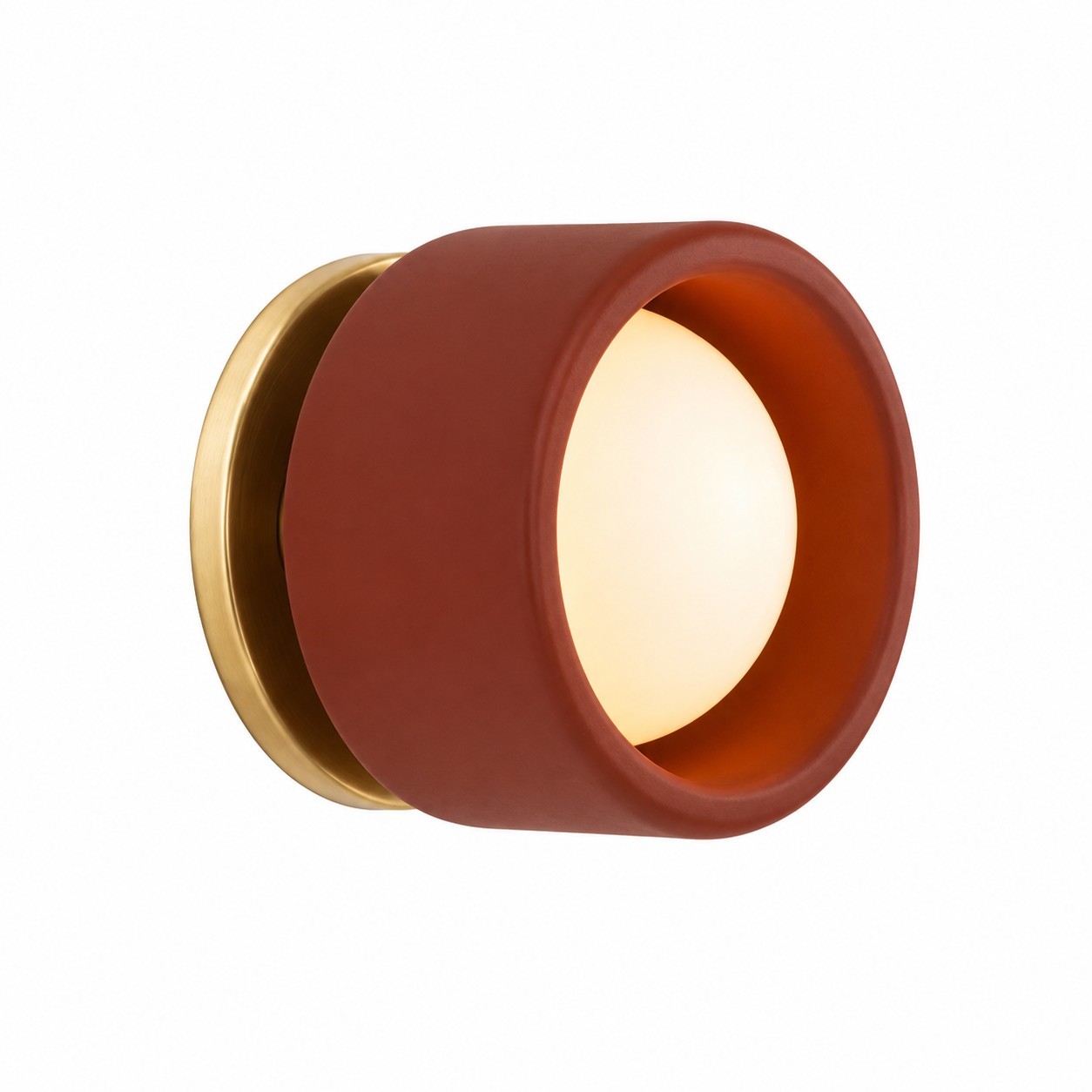 Aura Modern Porcelain Sconce