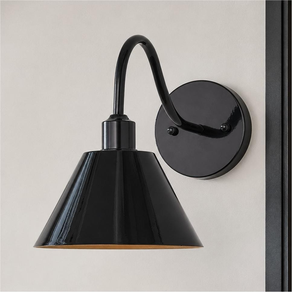 Ferm Minimalist Industrial Tapered Sconce