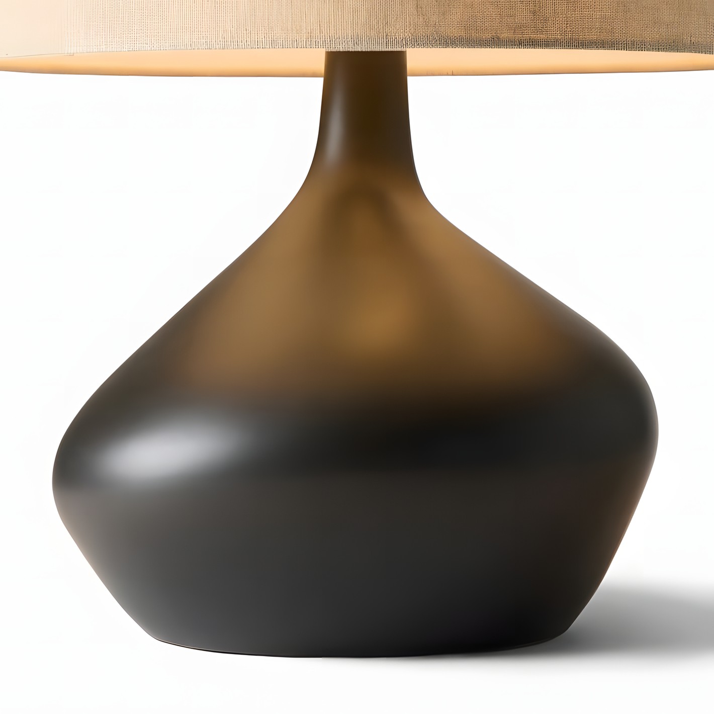 Daphne Vintage Ceramic Linen Shade Table Lamp
