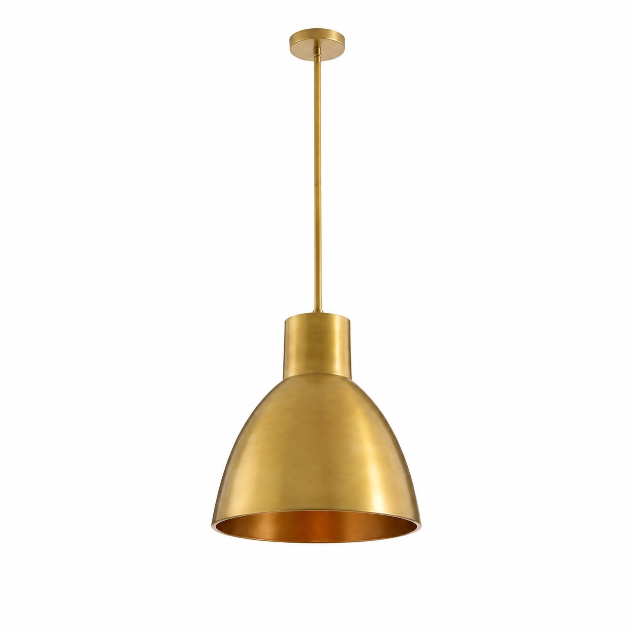Kaelin Rustic Metal Dome Pendant Light