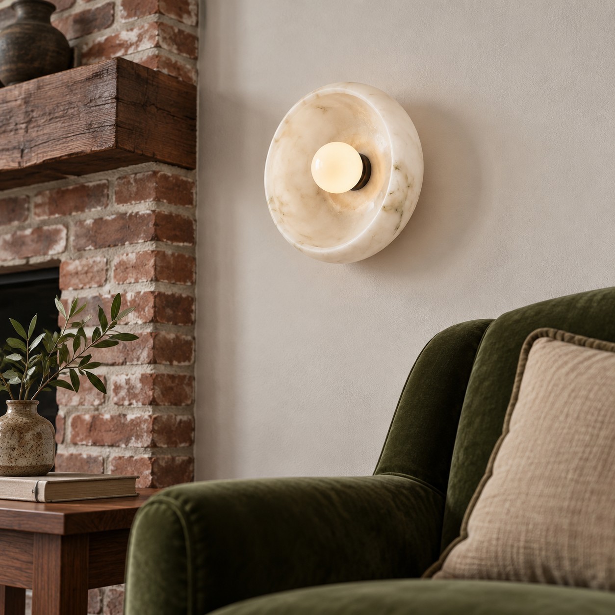 Vega Retro Bowl Shade Wall Sconce