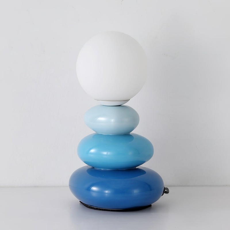 Paloma Small Ceramic USB LED Art Deco Table Lamp