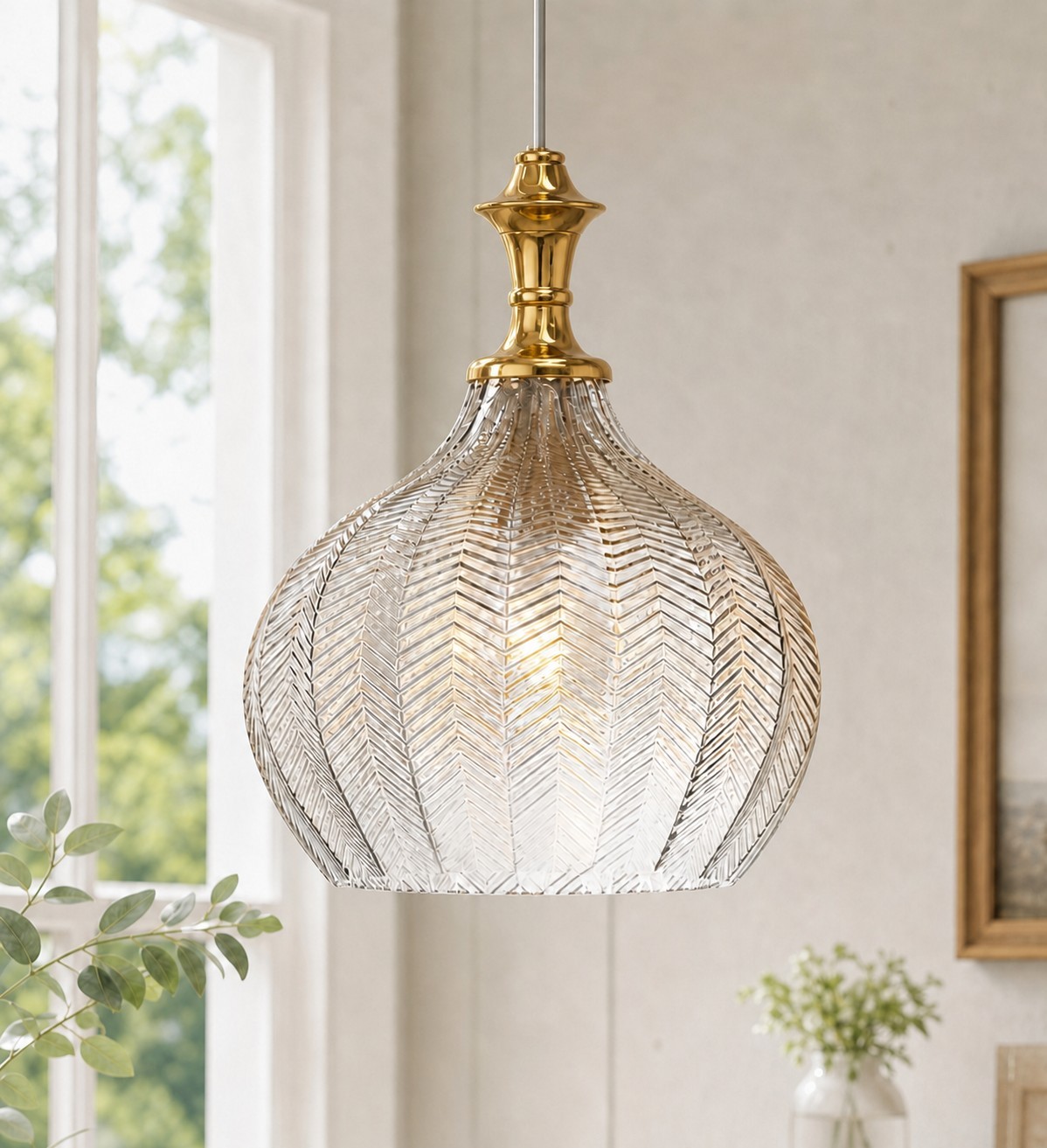 Nyxara Mid-Century Mini Glass Pendant light