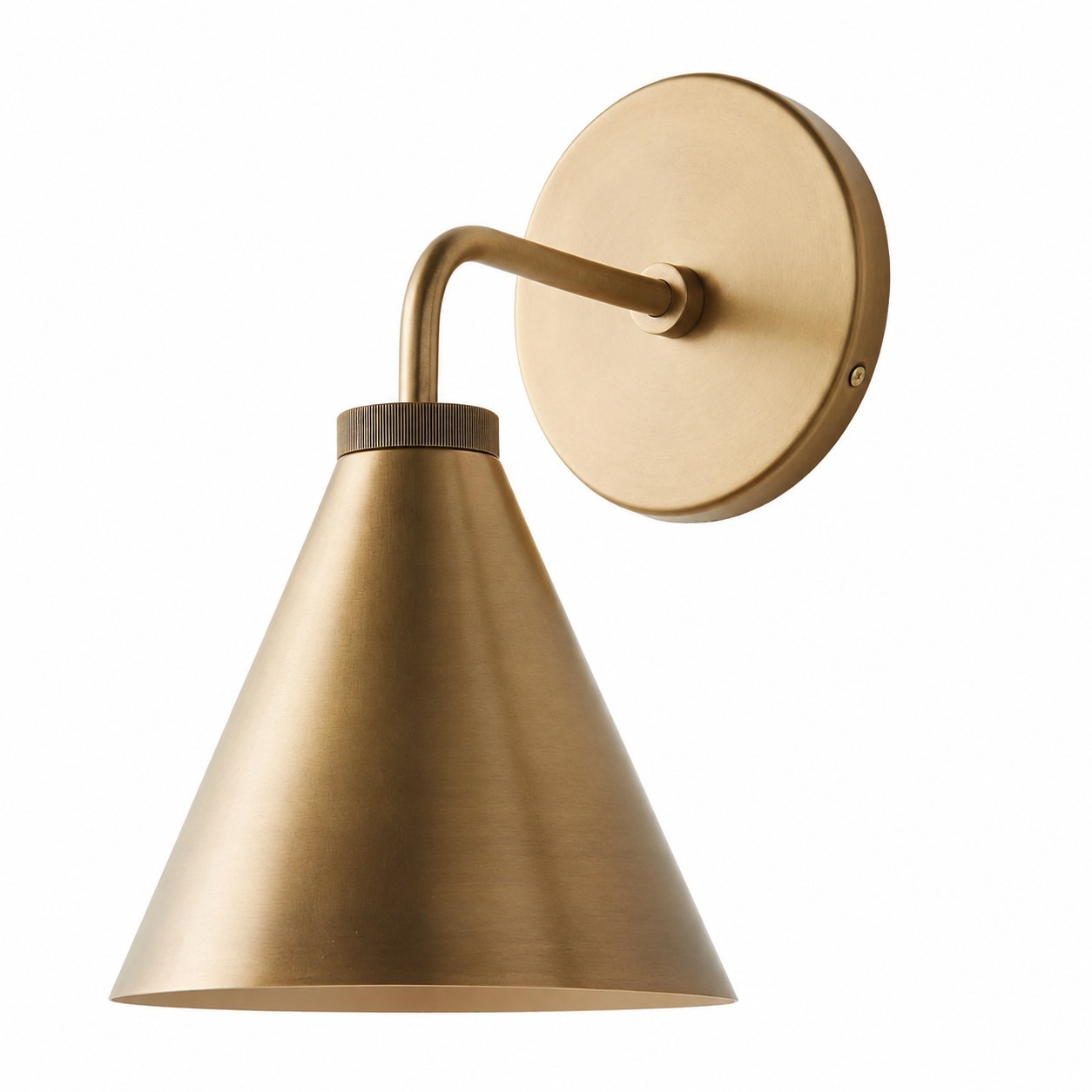 Kaelen Retro Cooper Cone Sconce Light