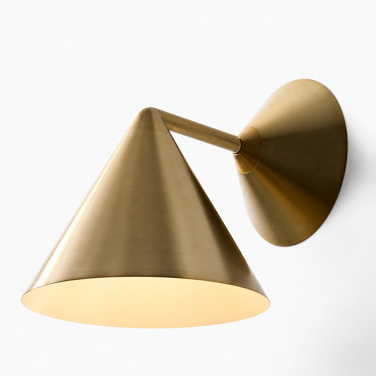 Maven Modern Elegant Cone Shade Wall Sconce