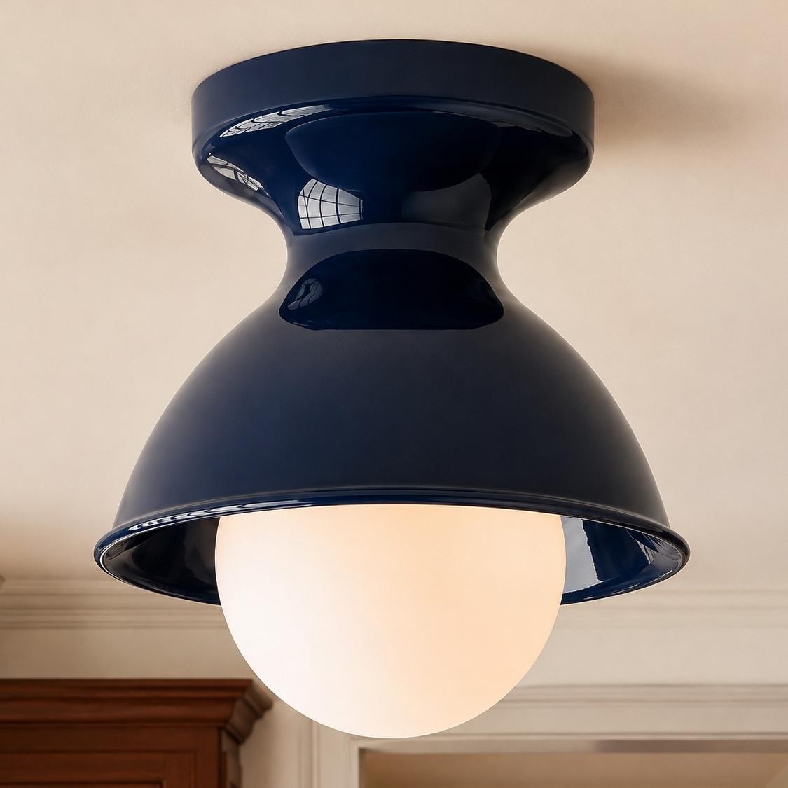 Lunavel Modern Ceramic Mount Ceiling Light Fixture