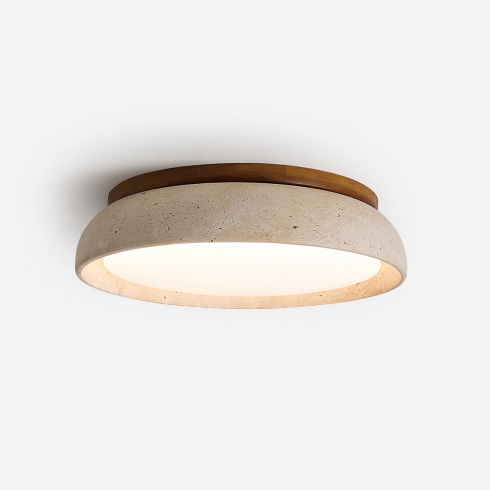 Nox Scandinavian Travertine Ceiling Light