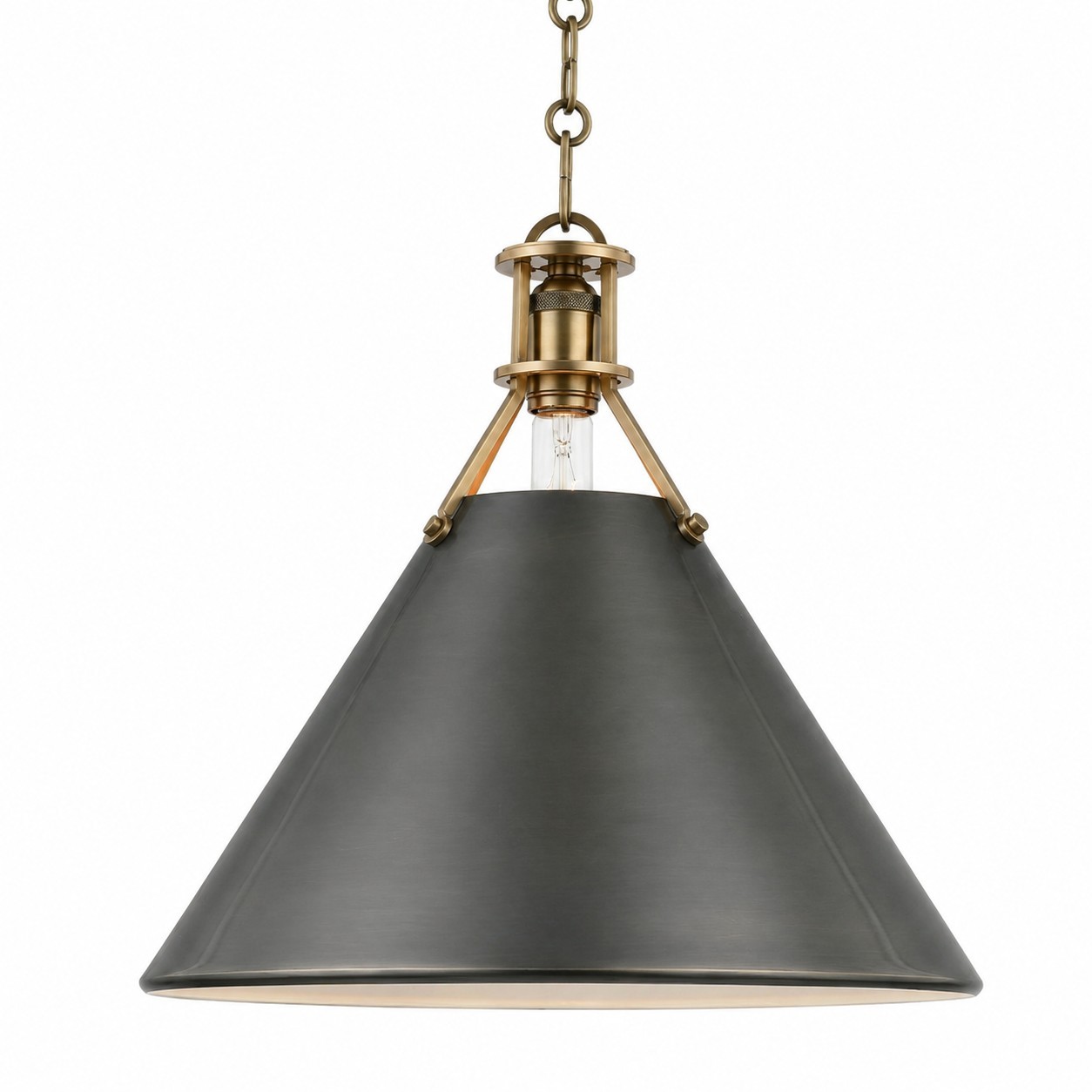 Retro Metal Cone Pendant Light