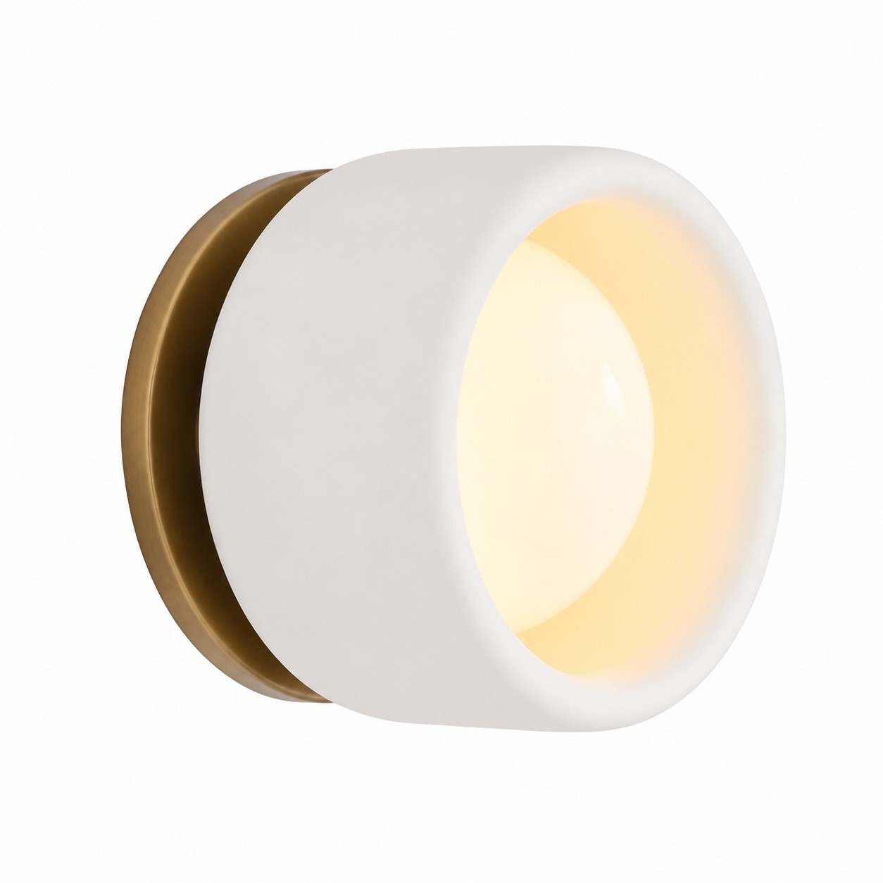 Aura Modern Porcelain Sconce