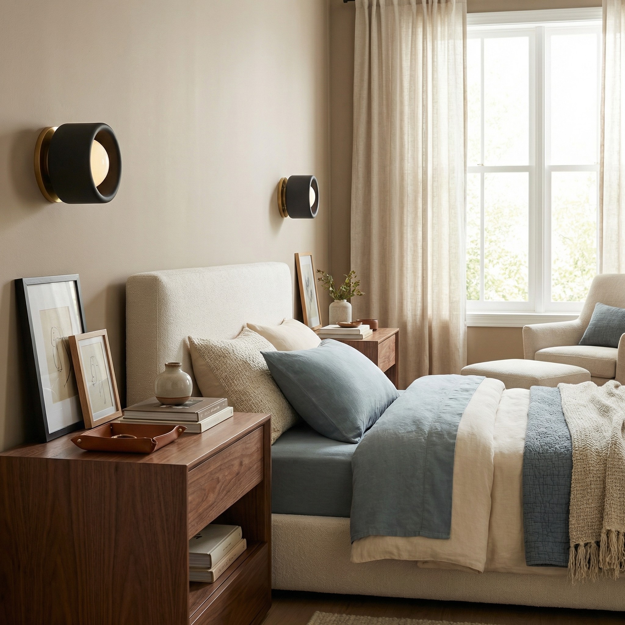 Aura Modern Porcelain Sconce