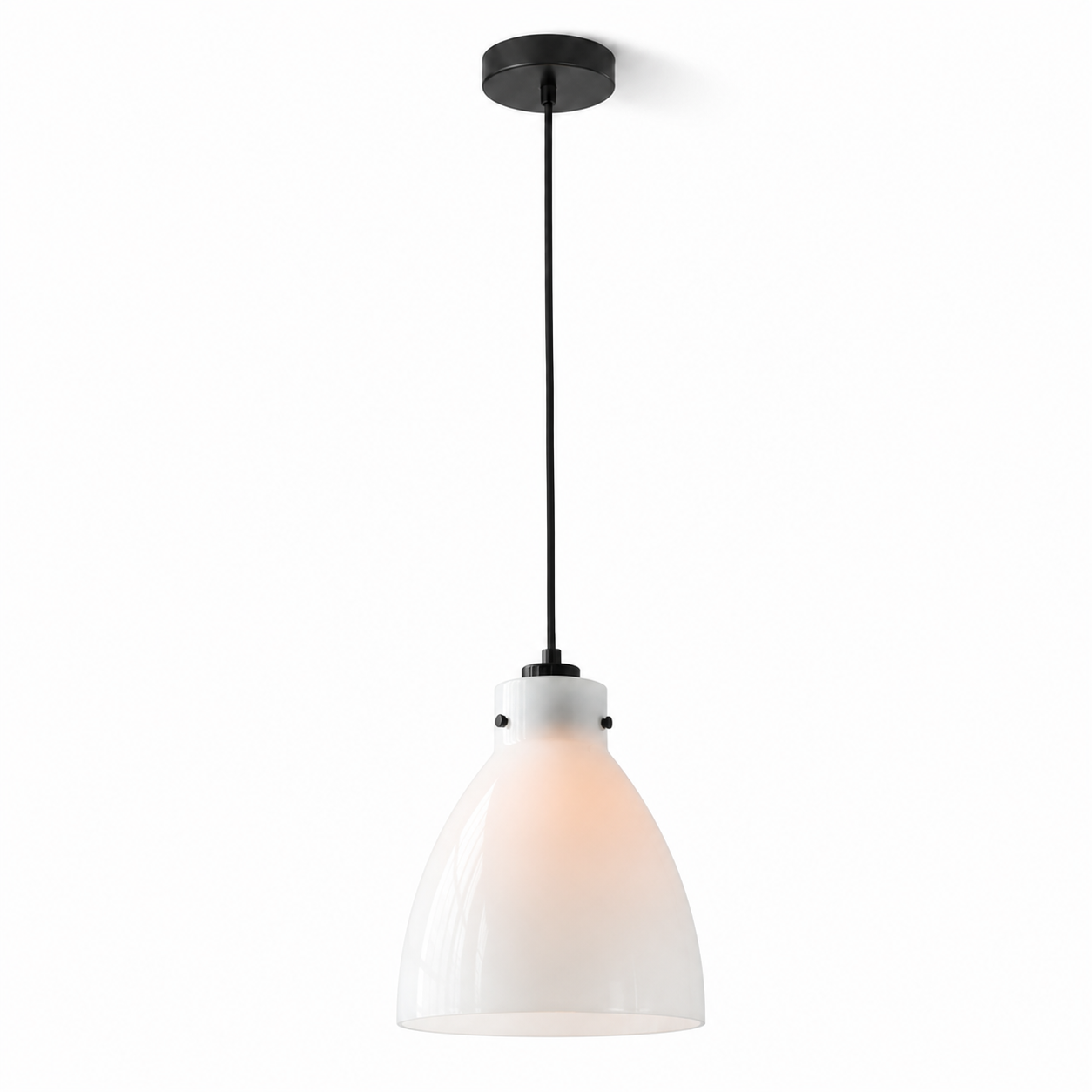 Stellan Vintage Glass Bell Pendant Light