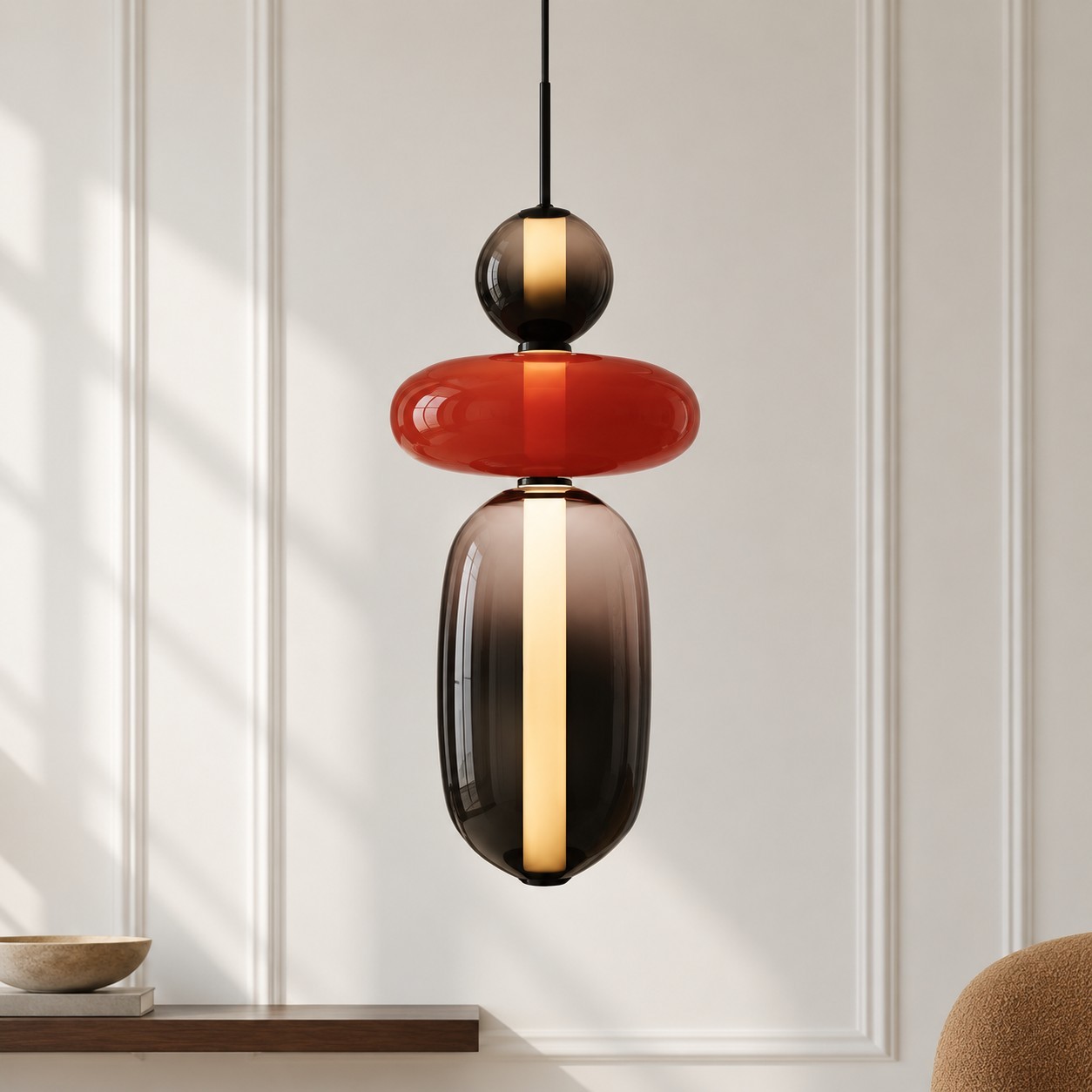 Caterina Modern Colorful Candied Glass Pendant Light