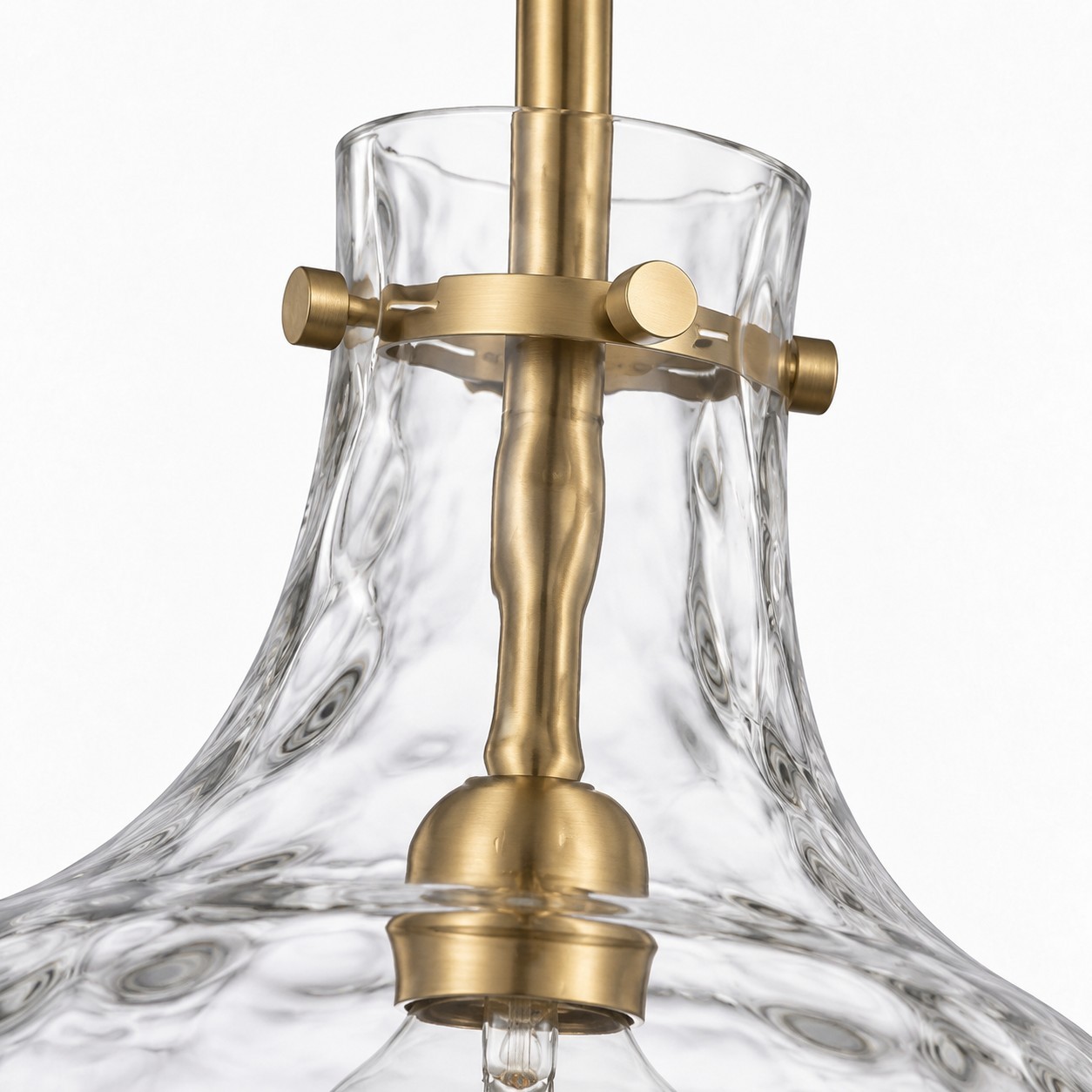 Tydon Minimalist Water Ripple Glass Pendant Light