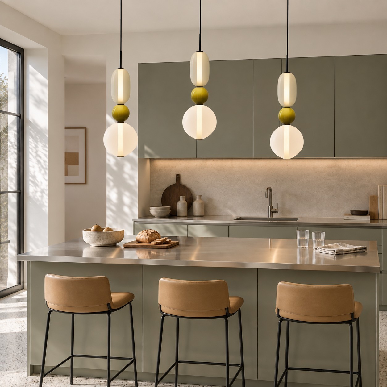 Caterina Modern Colorful Candied Glass Pendant Light