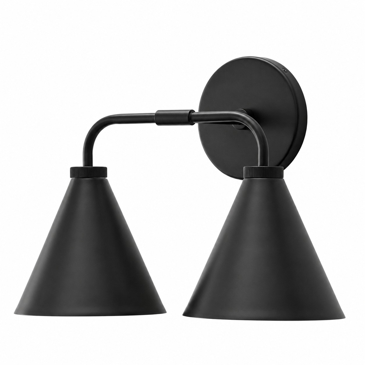 Kaelen Retro Cooper Cone Sconce Light