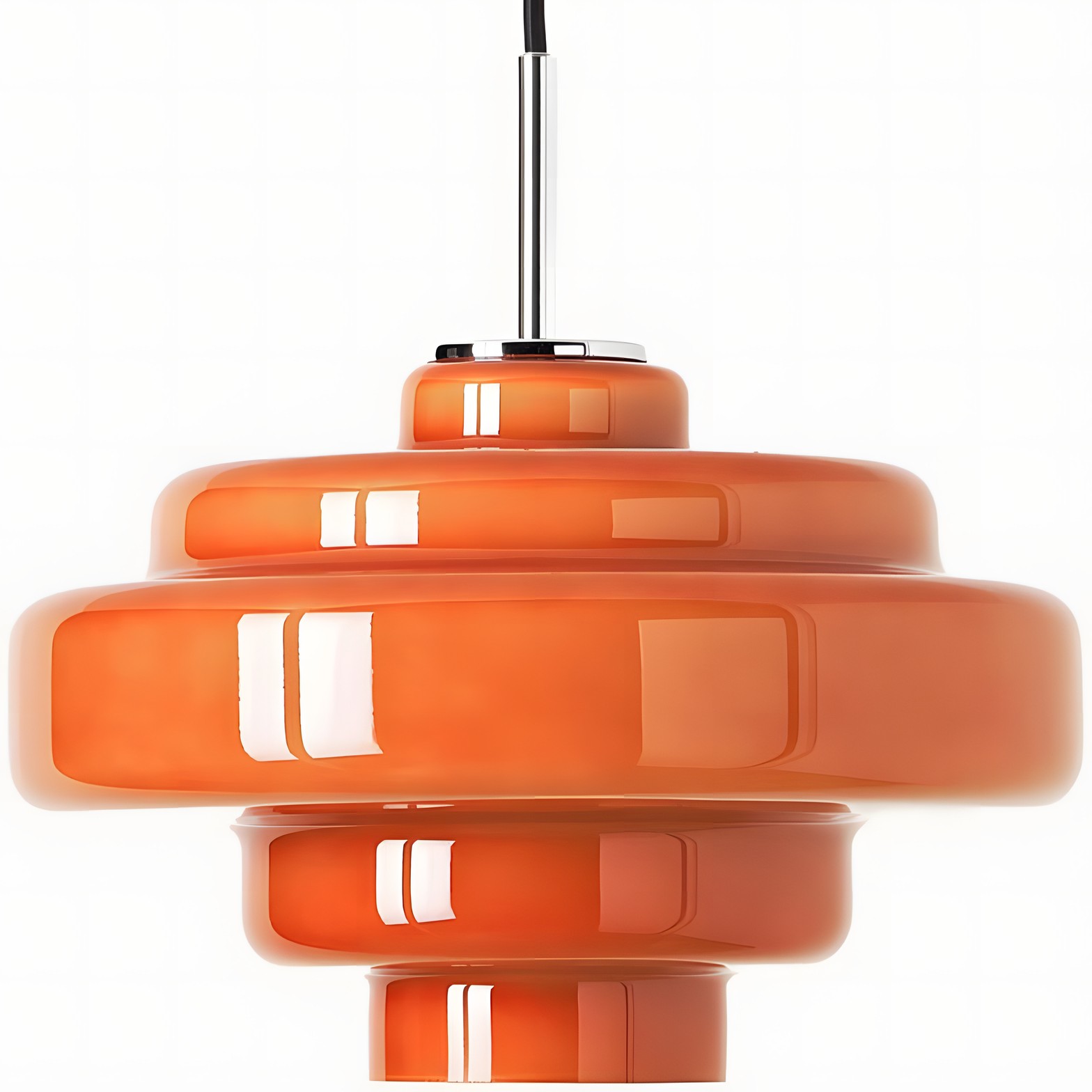 Yves Vintage Tiered Glass Pendant Light