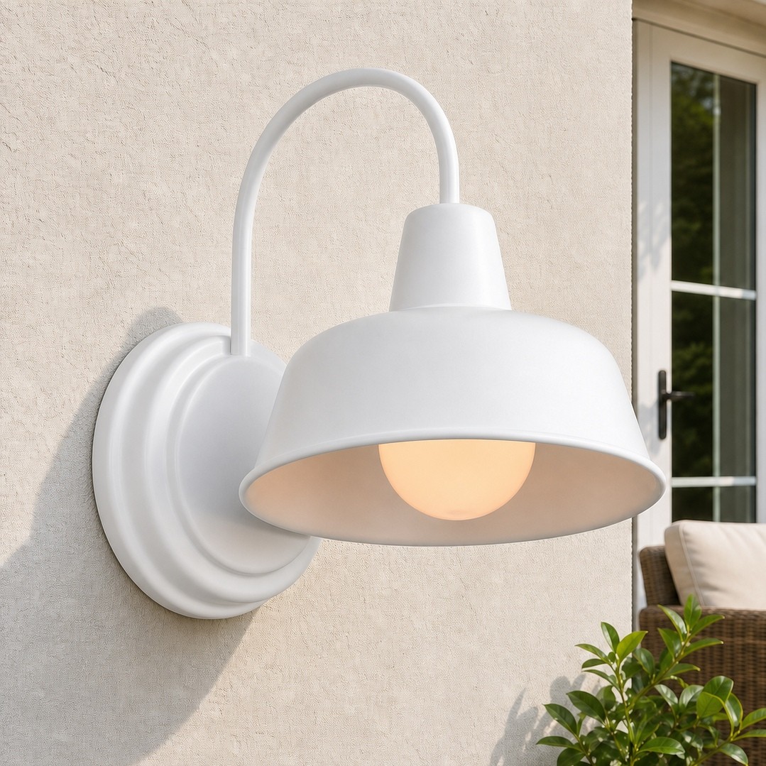 Anders Industrial Metal Dome Wall Sconce