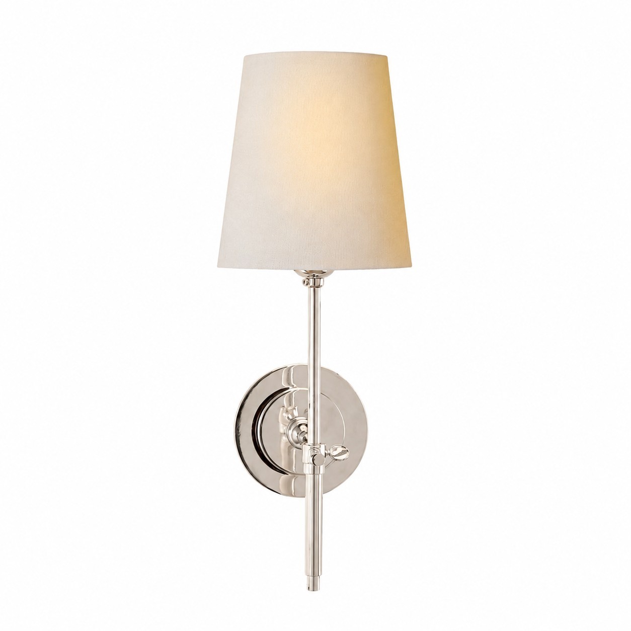 Ozuma One Light Wall Sconce with Linen Shade