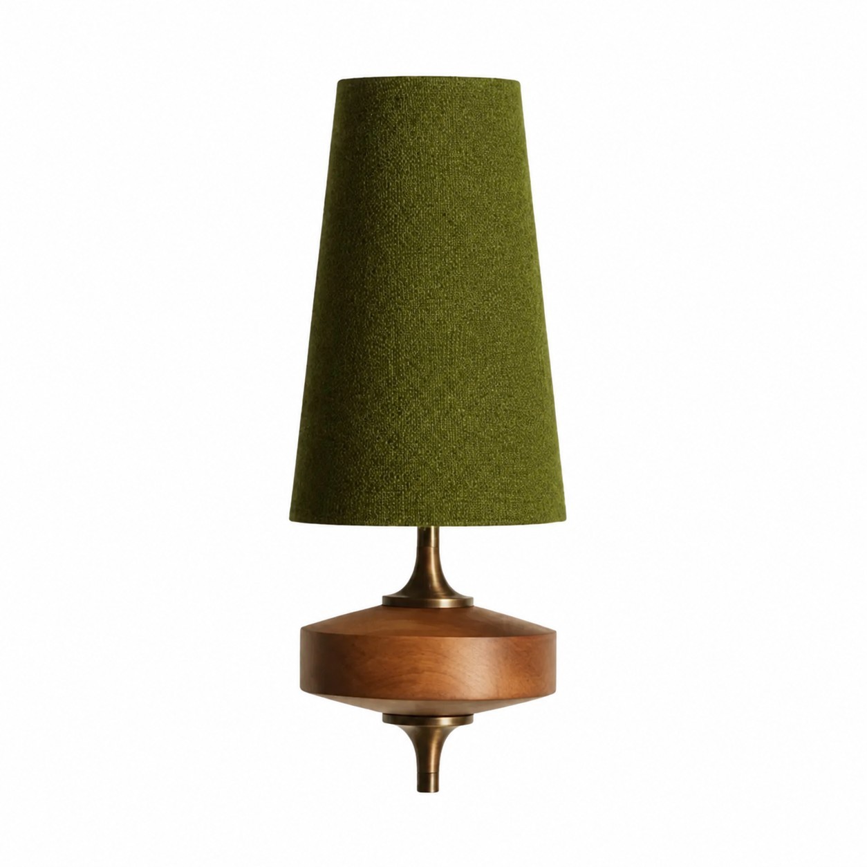 Nyxara Vintage  Fabric Tapered Shade Wall Sconce