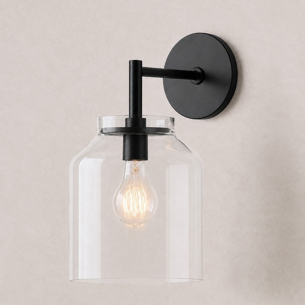 Drilon Nordic Minimalist Morandi Matte Metal Wall Sconce