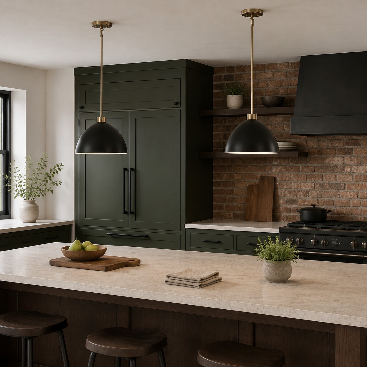 Ylarix ‎Minimalist Dome Metal Pendant Light