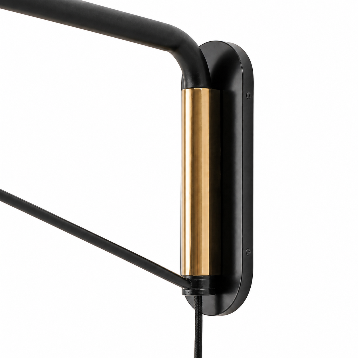Cruz Minimalist Adjustable Plug-In Wall Sconce