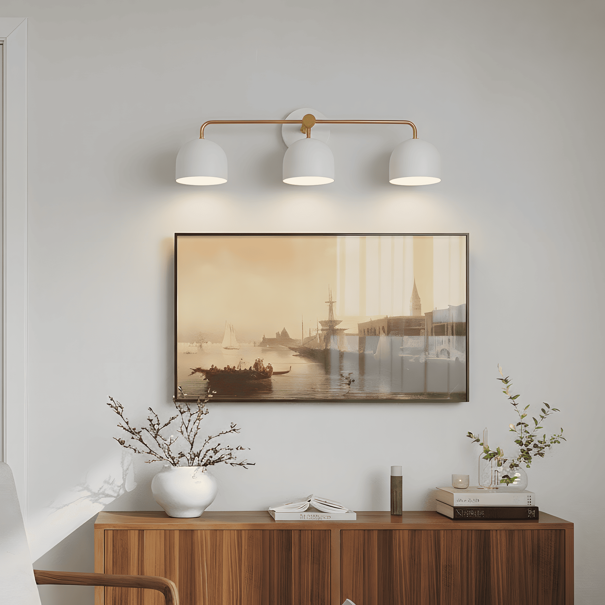 Astair Nordic Metal Multicolored Vanity Sconce