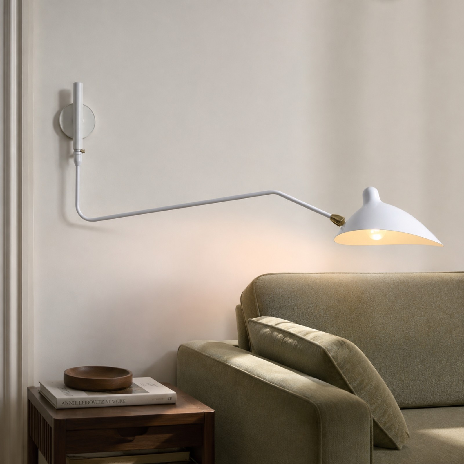 Radha Swing Arm Industrial Modern Wall Sconce