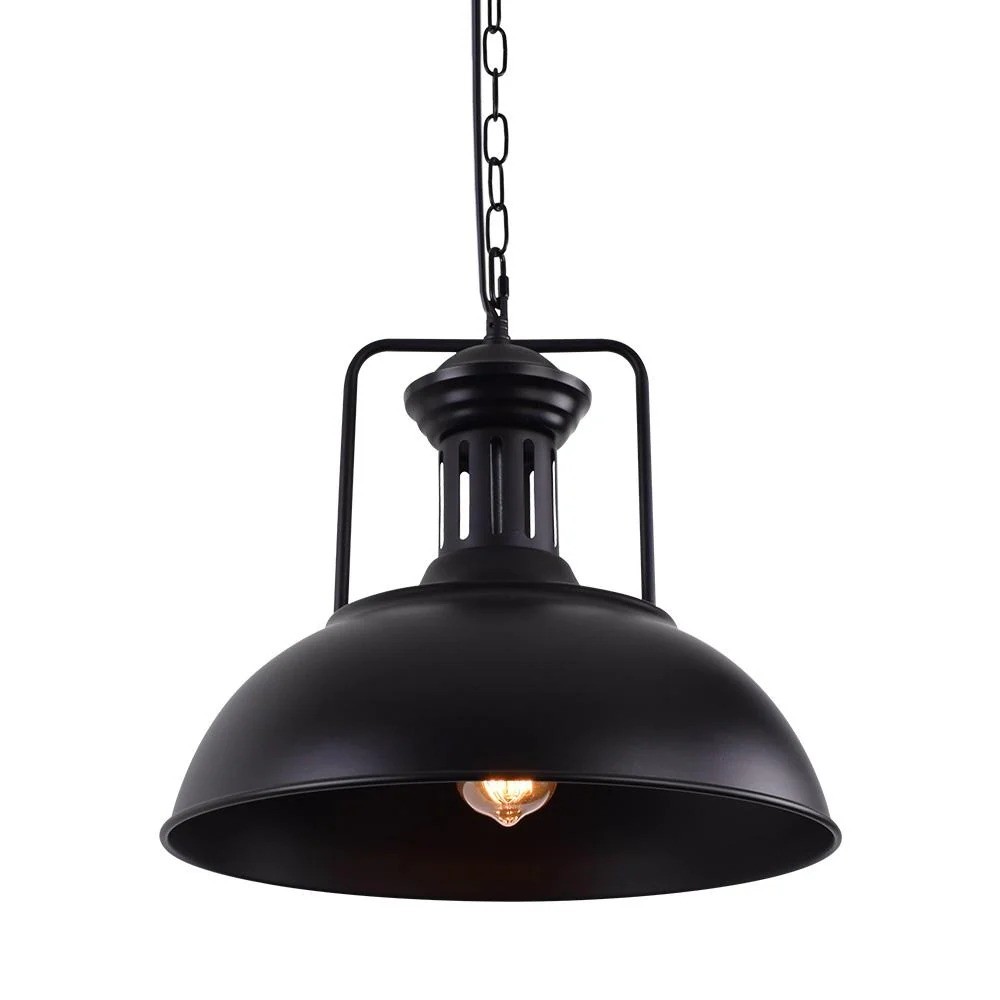 Soliviel Industrial Metal Dome Pendant Light