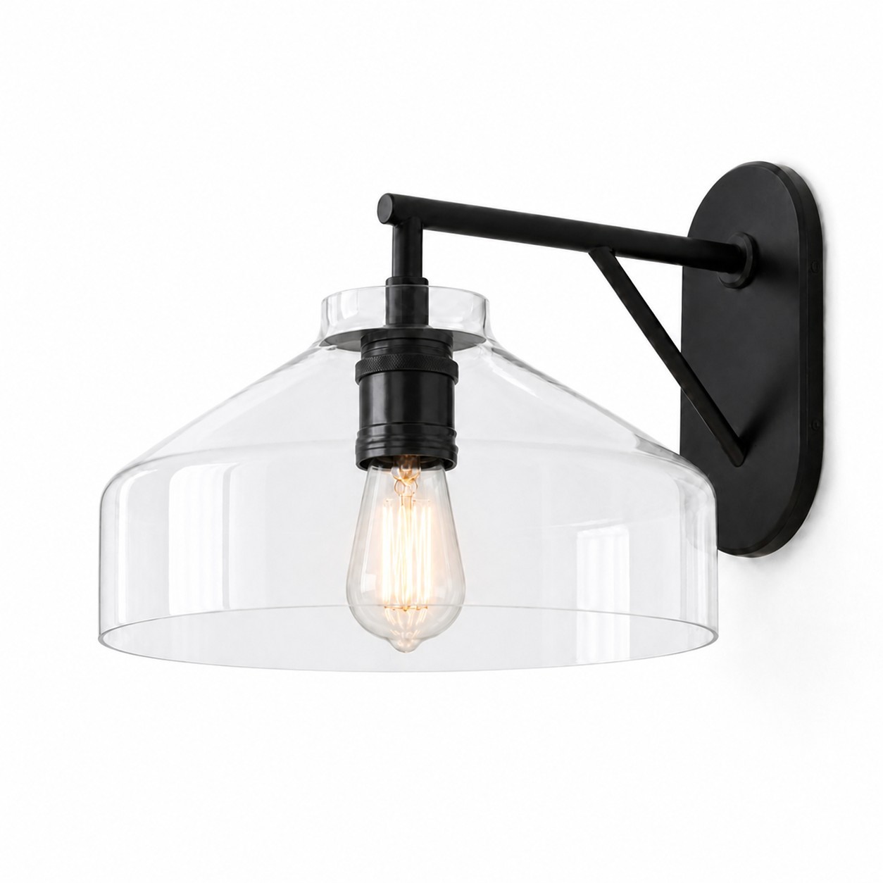 Drilon Nordic Minimalist Morandi Matte Metal Wall Sconce