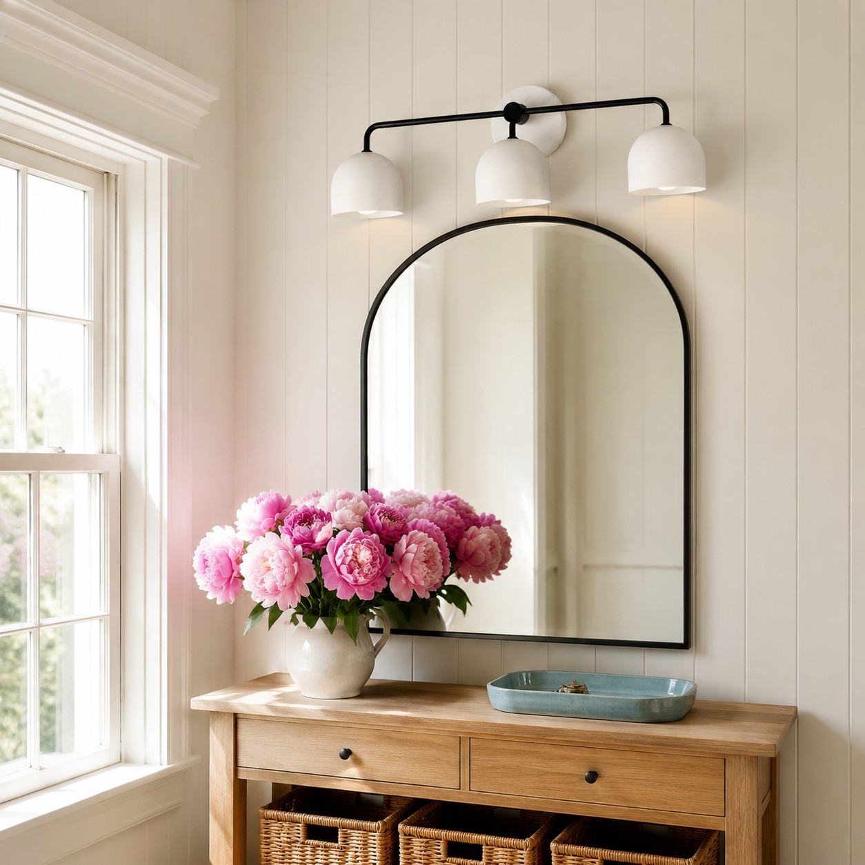 Astair Nordic Metal Multicolored Vanity Sconce