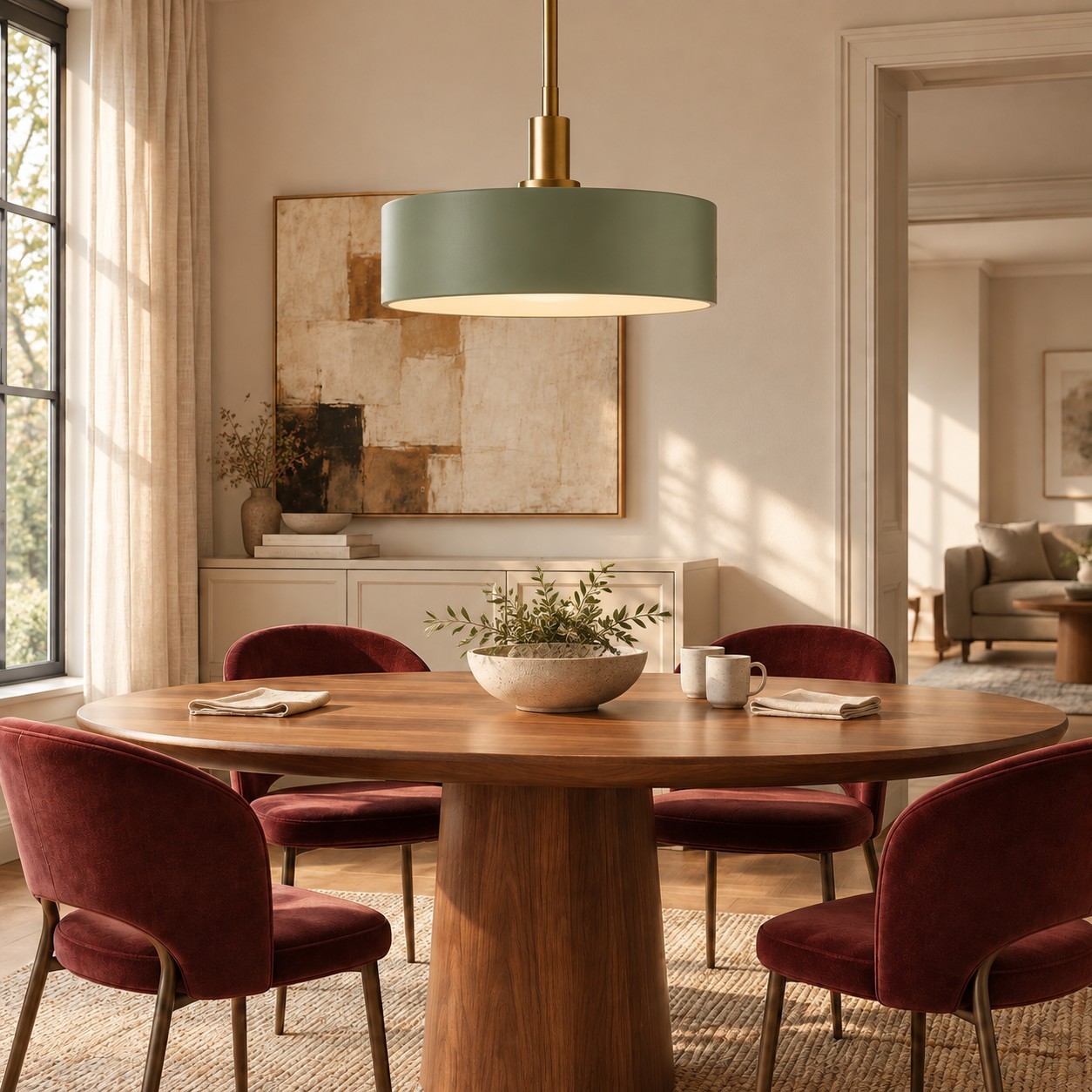 Aura Modern Porcelain Pendant Light