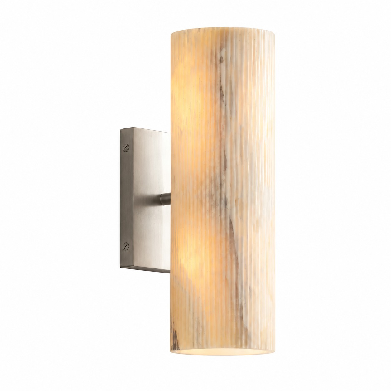 Yorix Modern Vertical Cylinder Tube Metal Finish Wall Light