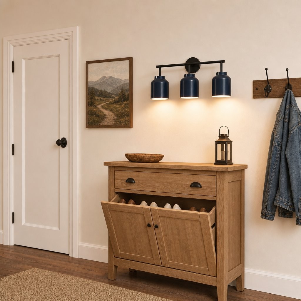 Drilon Modern 3-Light Milk Glass Bathroom Sconce