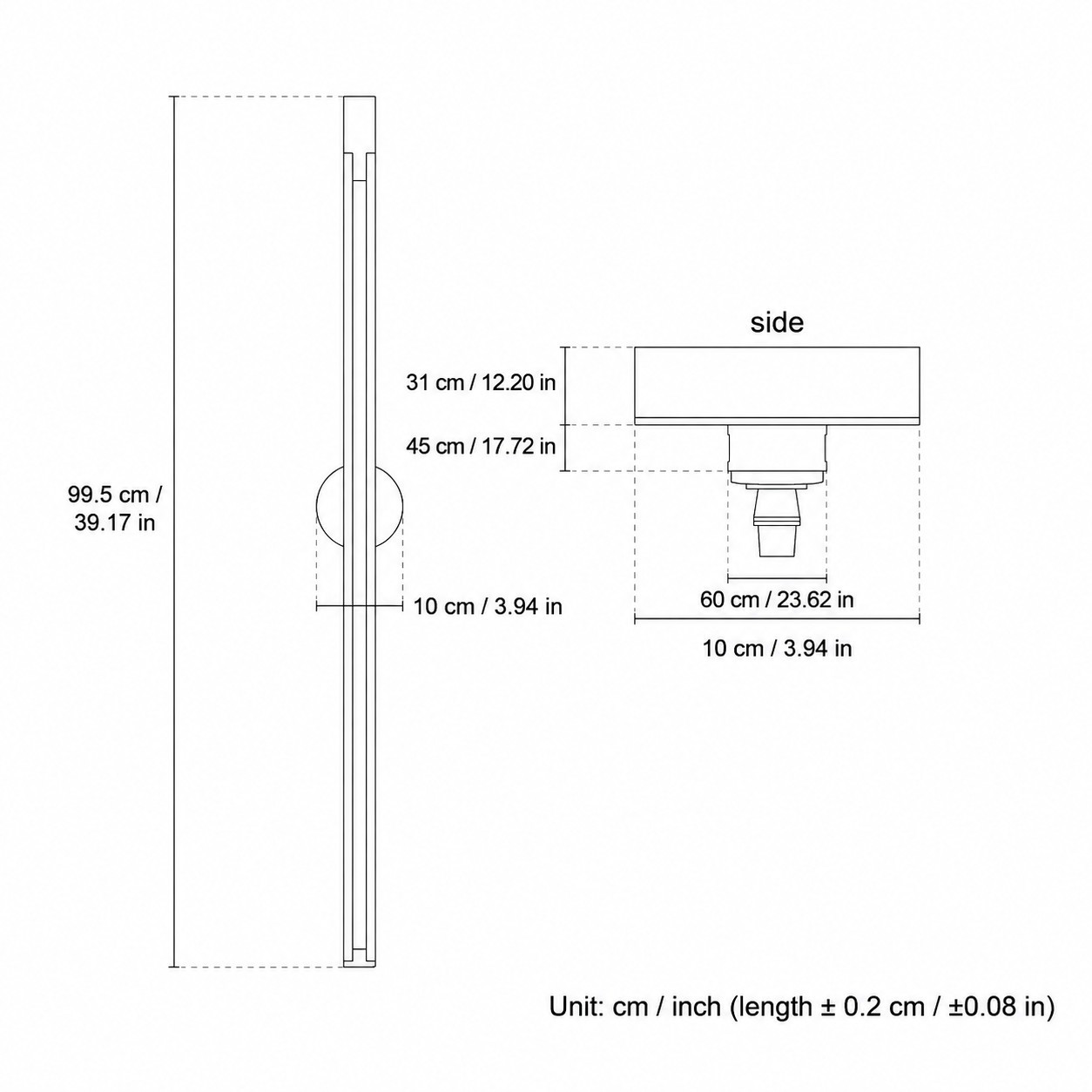 Byronn 360 Degree Rotation Ceiling Rail For Light