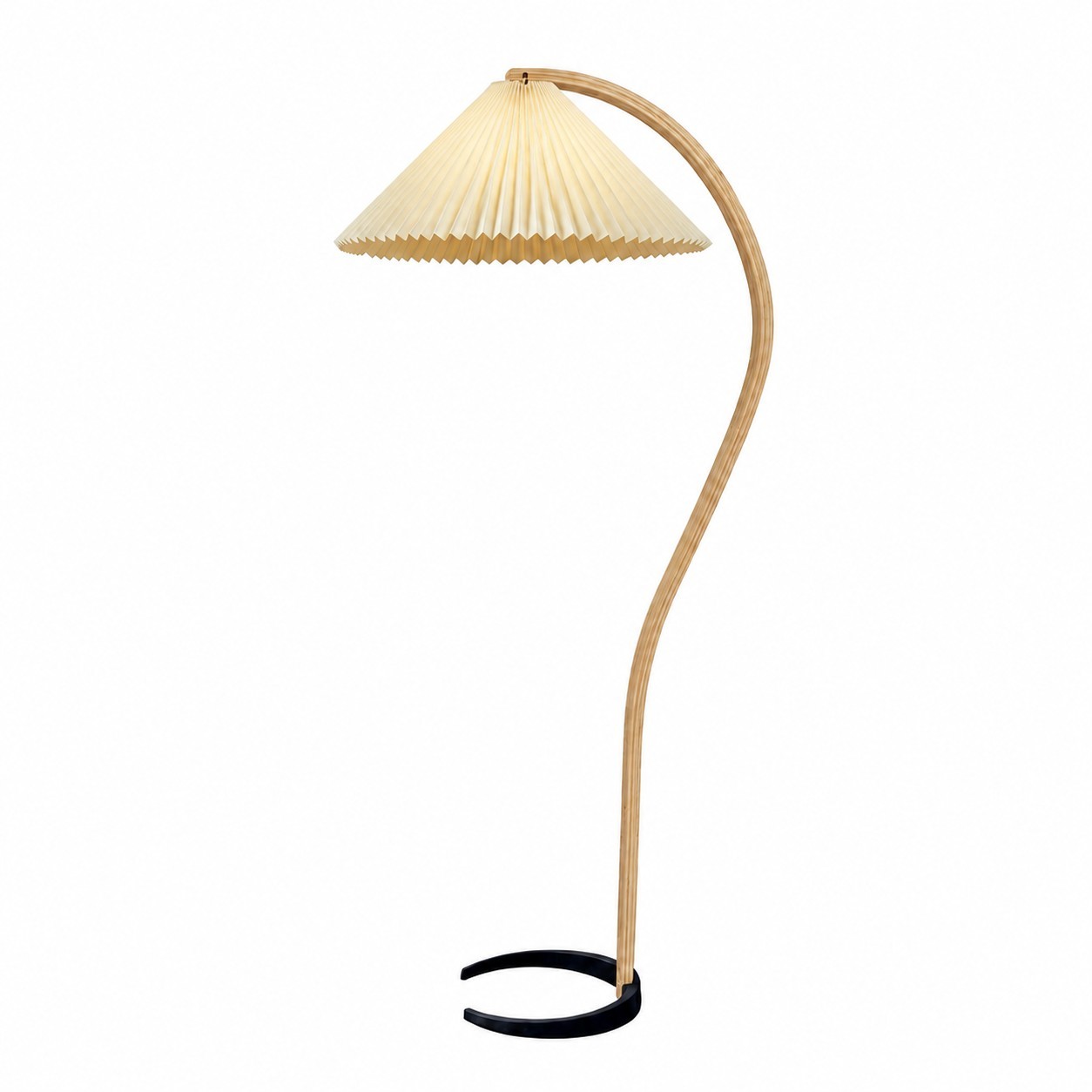Anamika Vintage Mid Century Wooden Floor Lamp