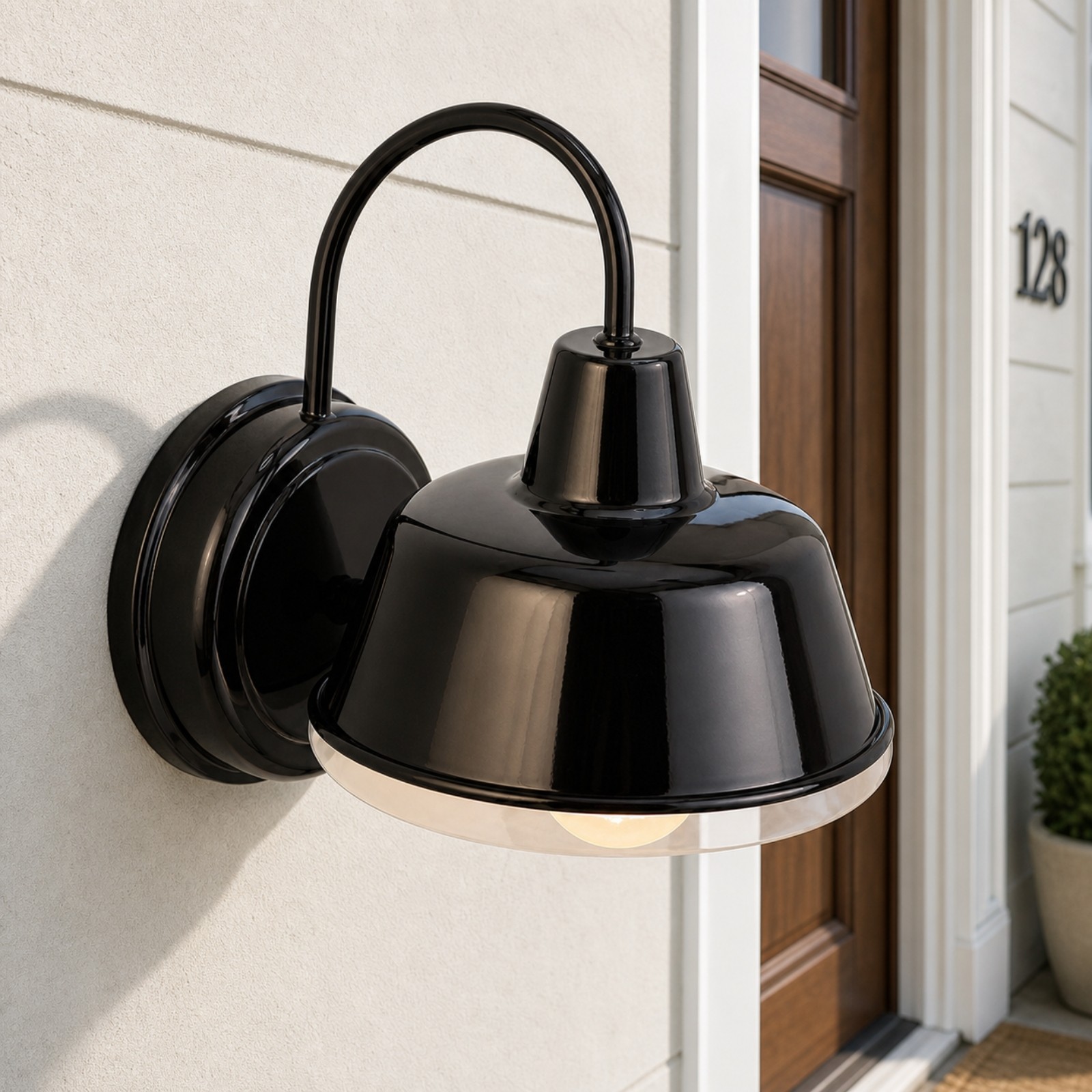 Anders Industrial Metal Dome Wall Sconce