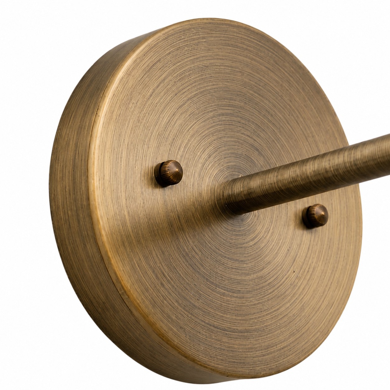 Verai Modern Industrial Cream Metal Dome Wall Sconce