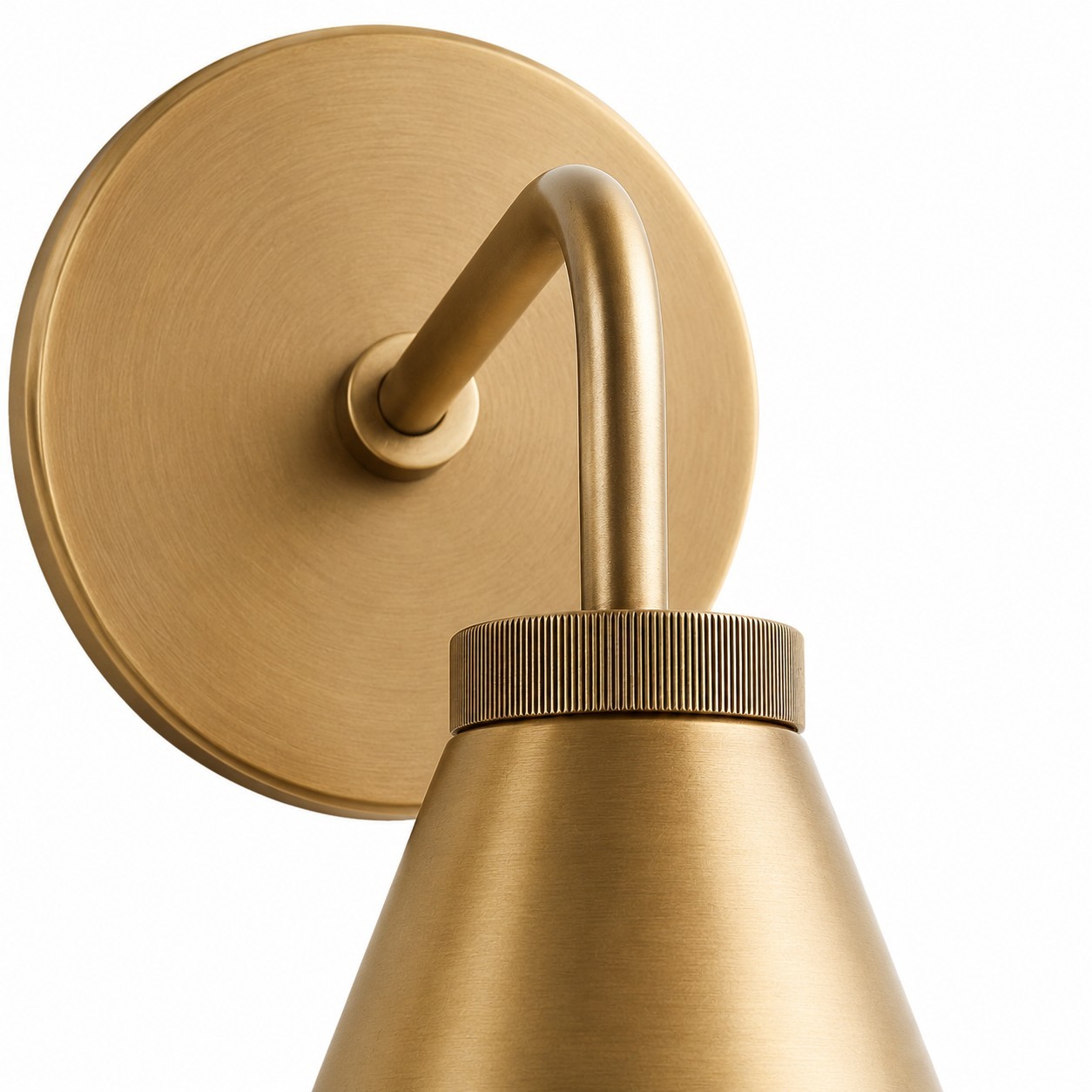Kaelen Retro Cooper Cone Sconce Light