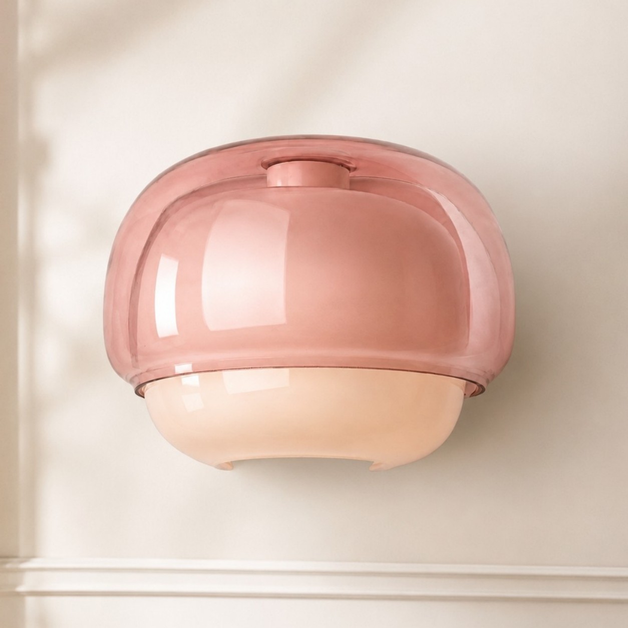 Norman Modern Colorful Layered Glass Wall Light