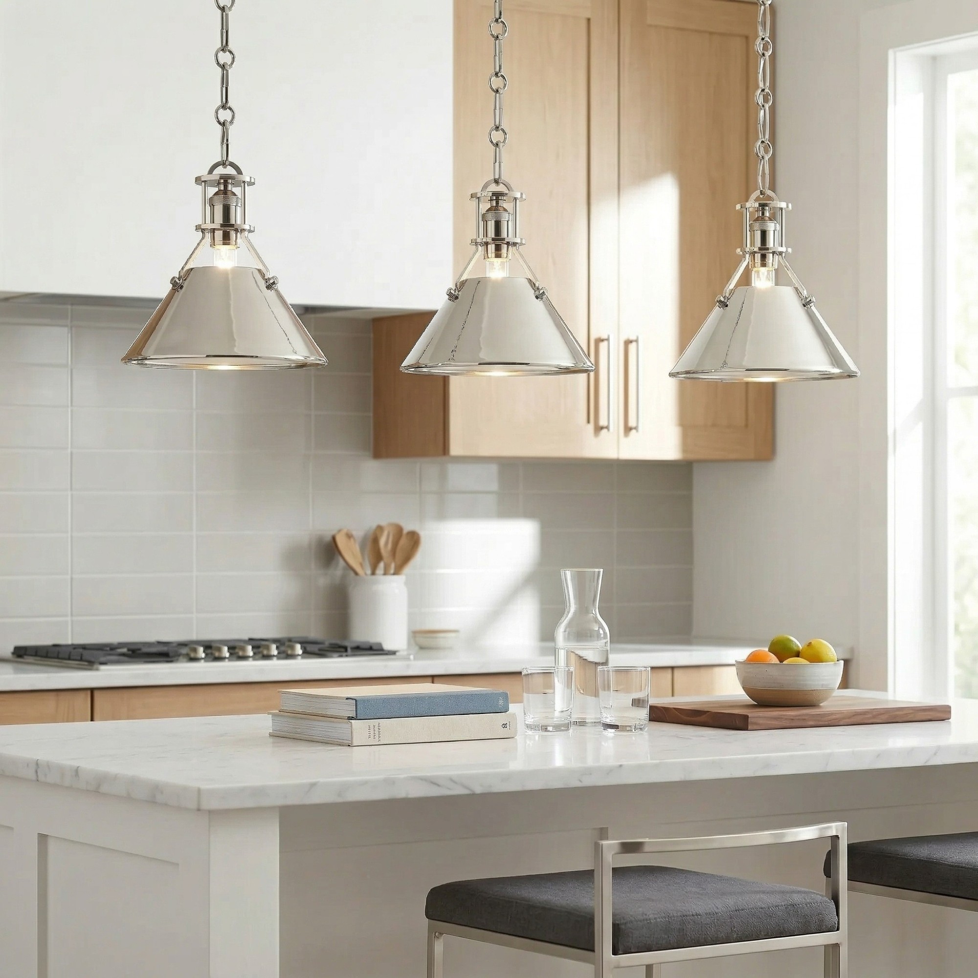 Retro Metal Cone Pendant Light