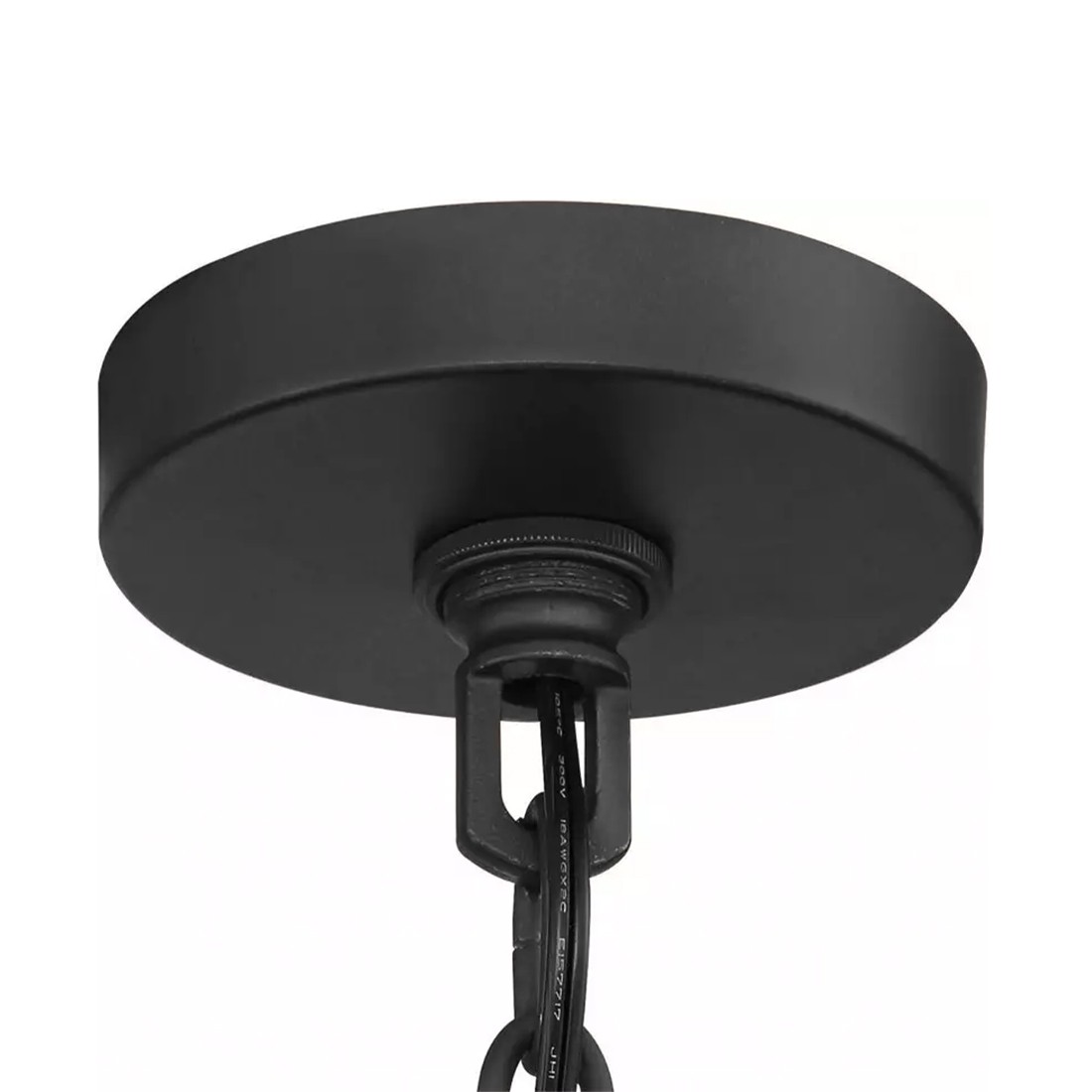 Ojaswi Rustic Bronze Industrial Pendant Light with Drum Shade