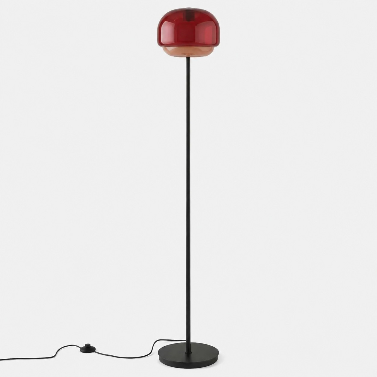 Eulalie Nordic Artistic Round Glass Floor Lamp