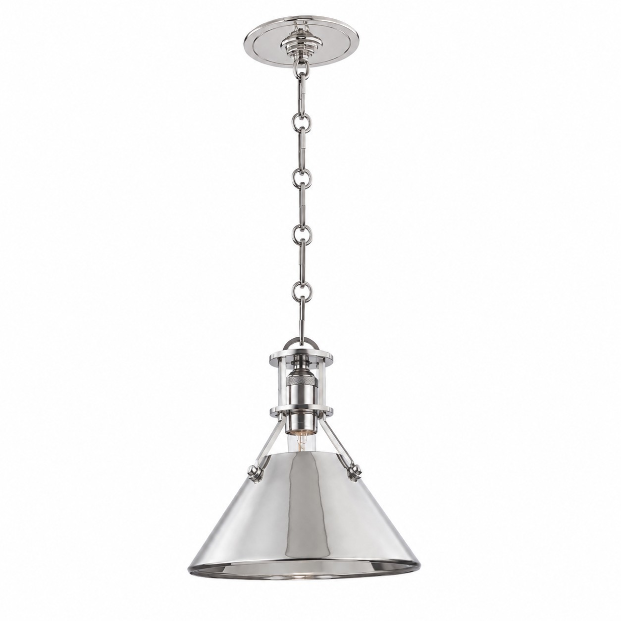 Retro Metal Cone Pendant Light