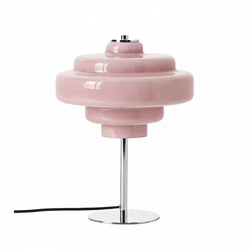 Yves Retro Multiple Colors Tiered Glass Table Lamp
