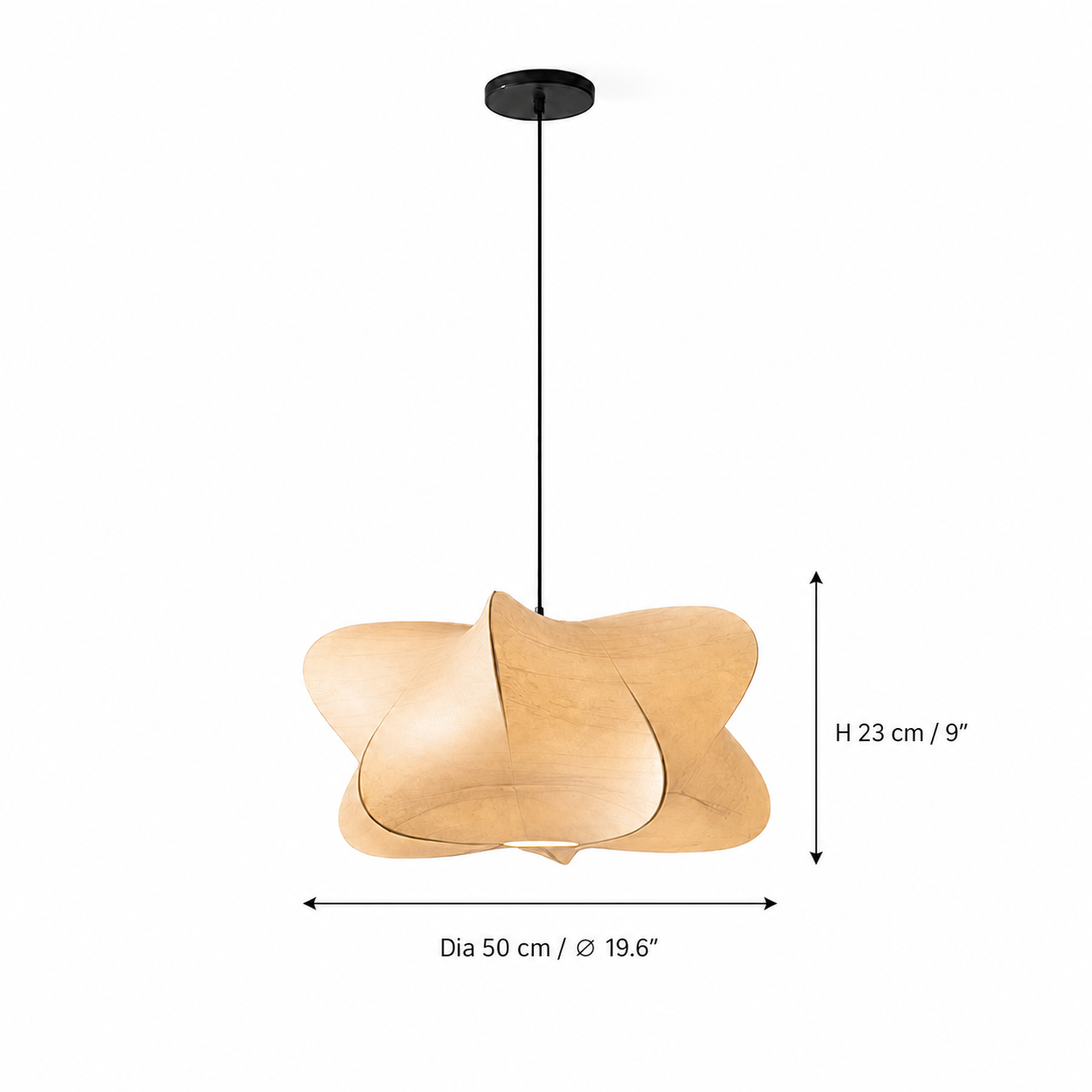 Orin Modern White Silk Cloud Pendant Light