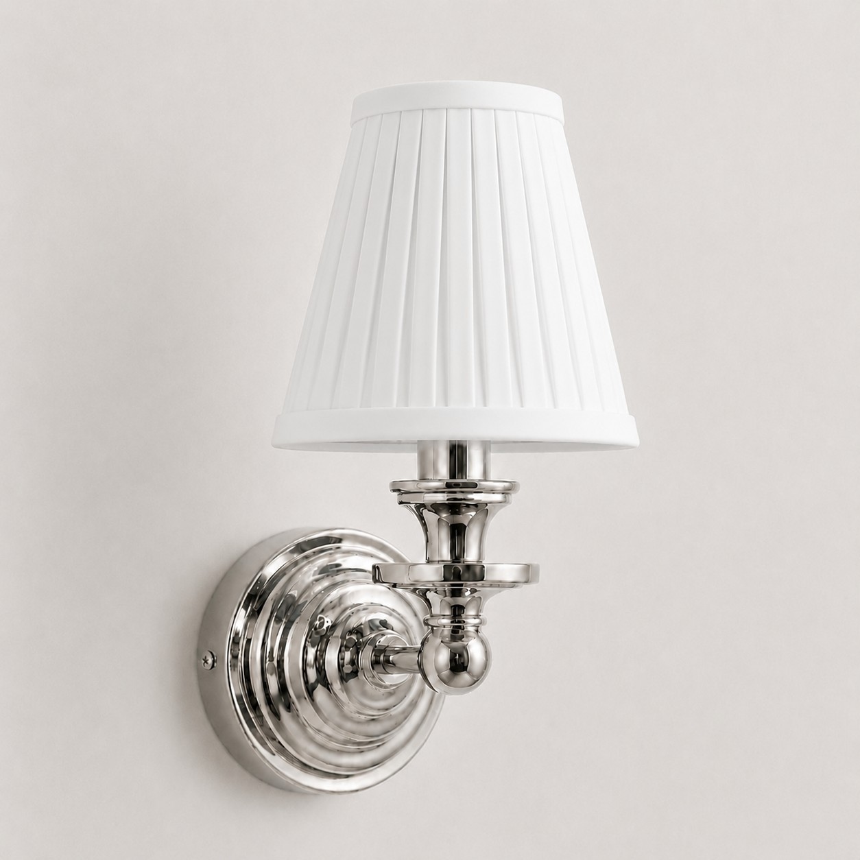 Ashby Vintage Linen Shade Wall Light